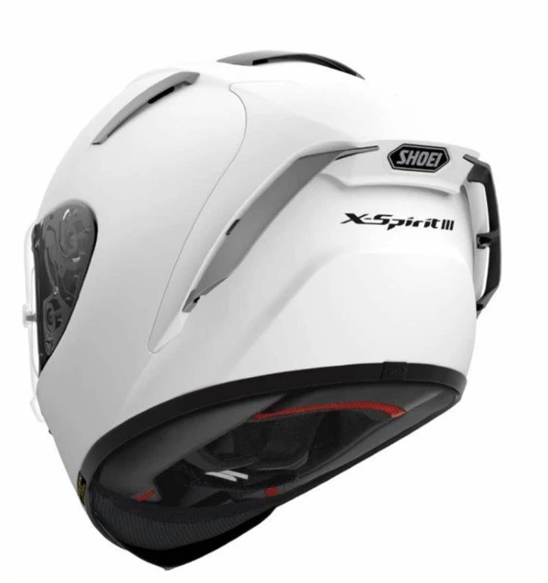 Shoei X-Spirit 3 White Motorcycle Helmet 4 Shoei X-Spirit 3 White Motorcycle Helmet - Image 2