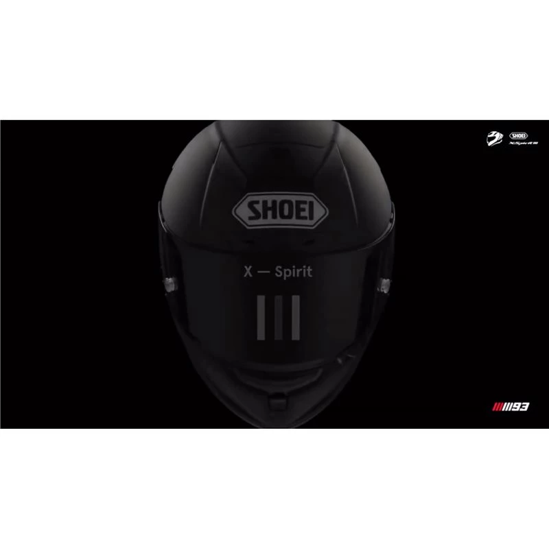 Shoei X-Spirit 3 White Motorcycle Helmet 5 Shoei X-Spirit 3 White Motorcycle Helmet - Image 3