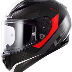 LS2 FF323 Arrow C Tronic Carbon Motorcycle Helmet (White)