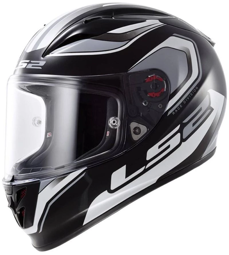 LS2 FF323 Arrow R Geo Motorcycle Helmet (Black/White) 3 LS2 FF323 Arrow R Geo Motorcycle Helmet (Black/White)