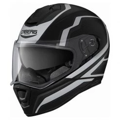 Caberg Drift Flux Motorcycle Helmet (Matt Black/White)