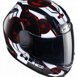 HJC CLY Simitic Red Motorcycle Helmet -Deals Helmets Full Face Store 20394 2
