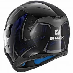 Shark SKWAL 2 Flynn Helmet (Black/Grey/Blue) -Deals Helmets Full Face Store 21662 2