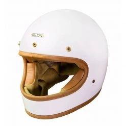 Hedon Heroine Classic Knight White Helmet (Glossy White)