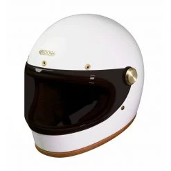 Hedon Heroine Racer Knight White Helmet (Glossy White) -Deals Helmets Full Face Store 21933 5
