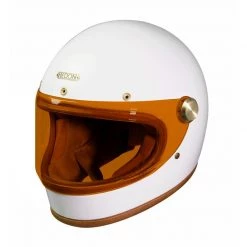 Hedon Heroine Racer Knight White Helmet (Glossy White) -Deals Helmets Full Face Store 21933 7
