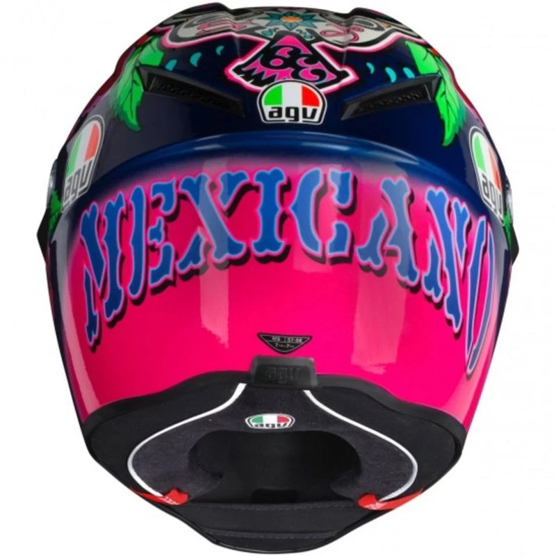 AGV Veloce-S Salom 2016 Motorcycle Helmet (Blue|Pink) 7 AGV Veloce-S Salom 2016 Motorcycle Helmet (Blue|Pink) - Image 5