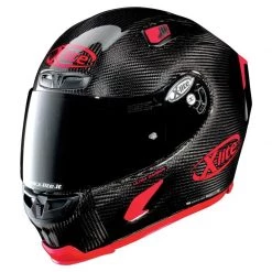 X-Lite X-803 Ultra Carbon PURO SPORT Helmet (Carbon/Red)