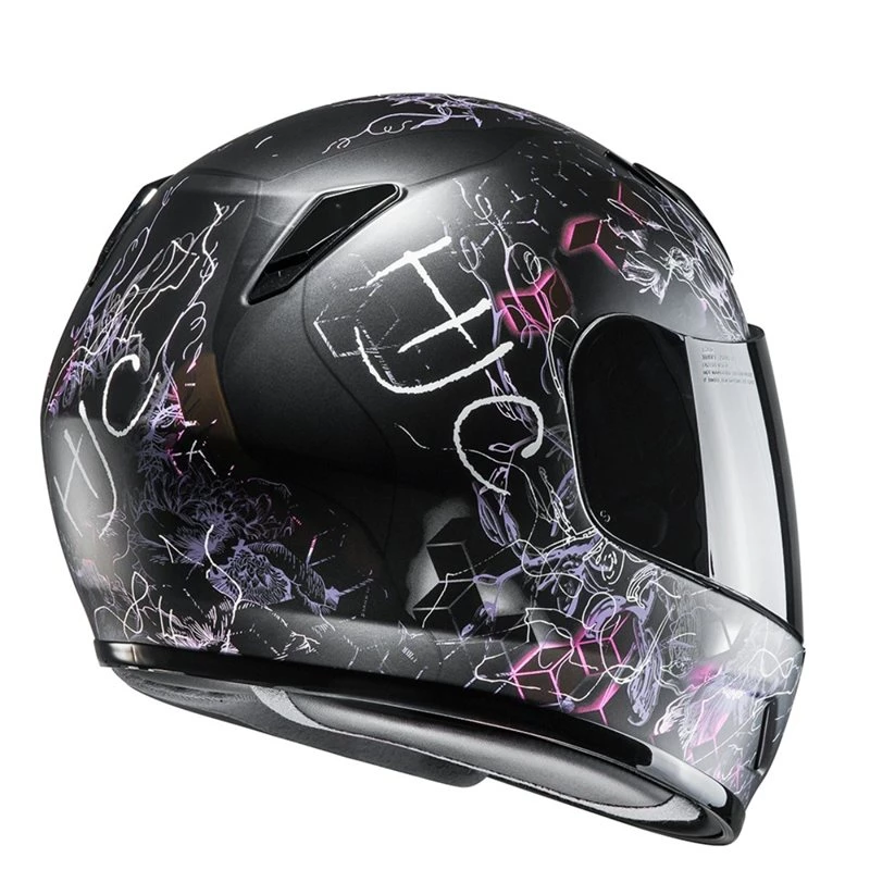 HJC CL-Y Vela Womens/Kids Motorcycle Helmet (Pink) 4 HJC CL-Y Vela Womens/Kids Motorcycle Helmet (Pink) - Image 2
