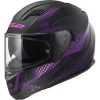 LS2 Stream FF320 Evo Lux Helmet (Matt Black|Pink) -Deals Helmets Full Face Store 23220