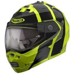 Caberg Duke II Impact Flip Front Helmet (Black|Yellow)