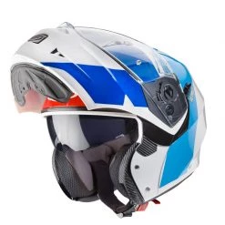 Caberg Duke II Impact Flip Front Helmet (White|Blue|Red) -Deals Helmets Full Face Store 23989 1