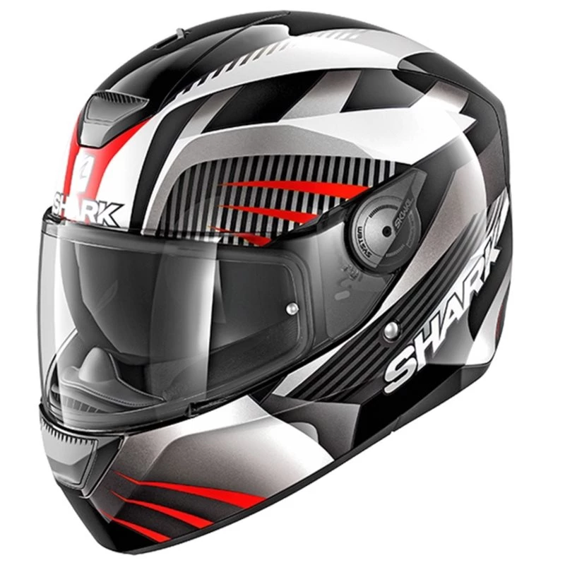 Shark D-SKWAL 2 Mercurium Helmet (Black|White|Red) 3 Shark D-SKWAL 2 Mercurium Helmet (Black|White|Red)