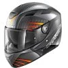Shark D-SKWAL 2 Mercurium Helmet (Mat Black|Grey|Orange) -Deals Helmets Full Face Store 24157