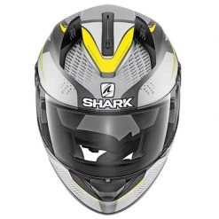 Shark Ridill Stratom Helmet (Mat White|Grey|Yellow) -Deals Helmets Full Face Store 24168 2