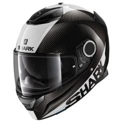 Shark Spartan Carbon Skin Helmet (Black|White)