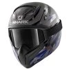 Shark Vancore 2 Kanhji Helmet (Matte Grey|Blue) -Deals Helmets Full Face Store 24223