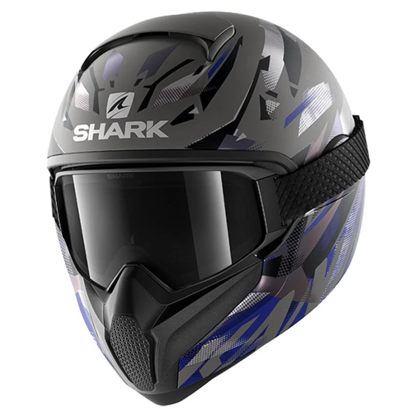 Shark Vancore 2 Kanhji Helmet (Matte Grey|Blue) 3 Shark Vancore 2 Kanhji Helmet (Matte Grey|Blue)