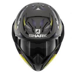 Shark Vancore 2 Kanhji Helmet (Matte Grey|Yellow) -Deals Helmets Full Face Store 24224 2