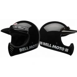 Bell Moto 3 Classic Helmet (Black) 7 Bell Moto 3 Classic Helmet (Black) -Deals Helmets Full Face Store 24383 2