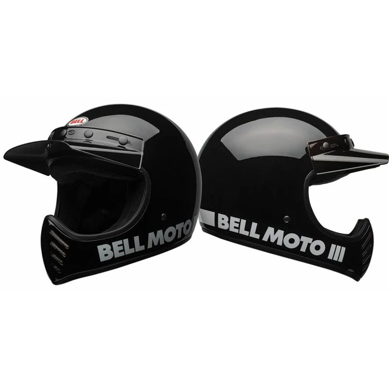 Bell Moto 3 Classic Helmet (Black) 5 Bell Moto 3 Classic Helmet (Black) - Image 3