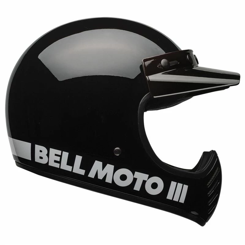 Bell Moto 3 Classic Helmet (Black) 3 Bell Moto 3 Classic Helmet (Black)
