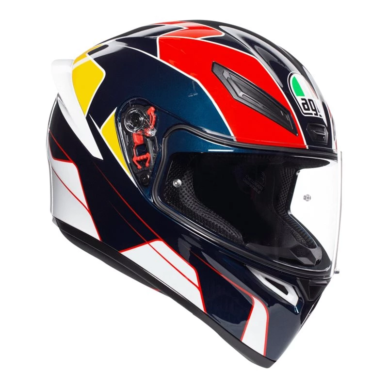AGV K1 Pitlane Motorcycle Helmet (Blue|Red|Yellow) 3 AGV K1 Pitlane Motorcycle Helmet (Blue|Red|Yellow)