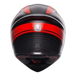 AGV K1 Warm Up Motorcycle Helmet (Matt Black|Red) -Deals Helmets Full Face Store 24692 2