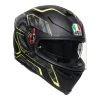AGV K5-S Tornado Helmet (Black|Fluo Yellow) -Deals Helmets Full Face Store 24702