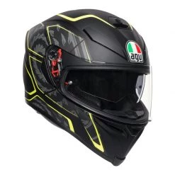 AGV K5-S Tornado Helmet (Black|Fluo Yellow)