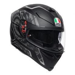 AGV K5-S Tornado Helmet (Black|Silver)
