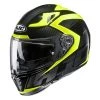 HJC I70 Asto Motorcycle Helmet (White|Green)