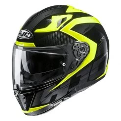HJC I70 Asto Motorcycle Helmet (White|Green)