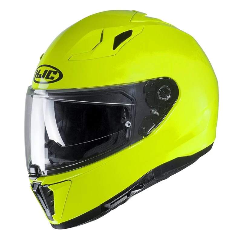 HJC I70 Fluo Yellow Motorcycle Helmet 3 HJC I70 Fluo Yellow Motorcycle Helmet
