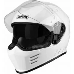 Simpson Venom Motorcycle Helmet (Gloss White) -Deals Helmets Full Face Store 25098 2