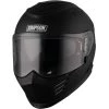 Simpson Venom Motorcycle Helmet (Matt Black) -Deals Helmets Full Face Store 25099