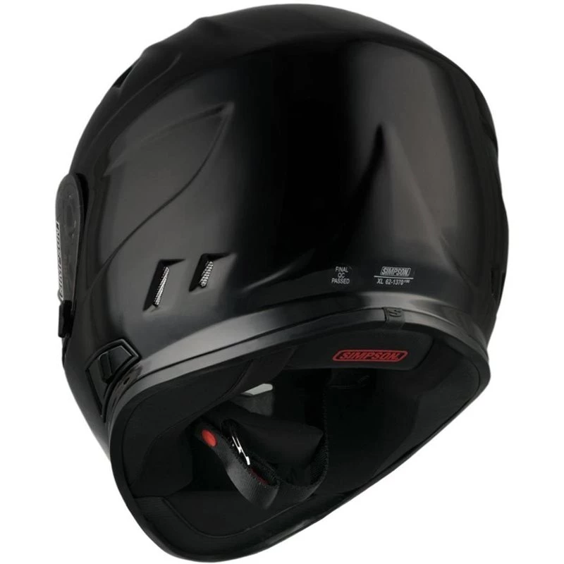 Simpson Venom Motorcycle Helmet (Gloss Black) 5 Simpson Venom Motorcycle Helmet (Gloss Black) - Image 3