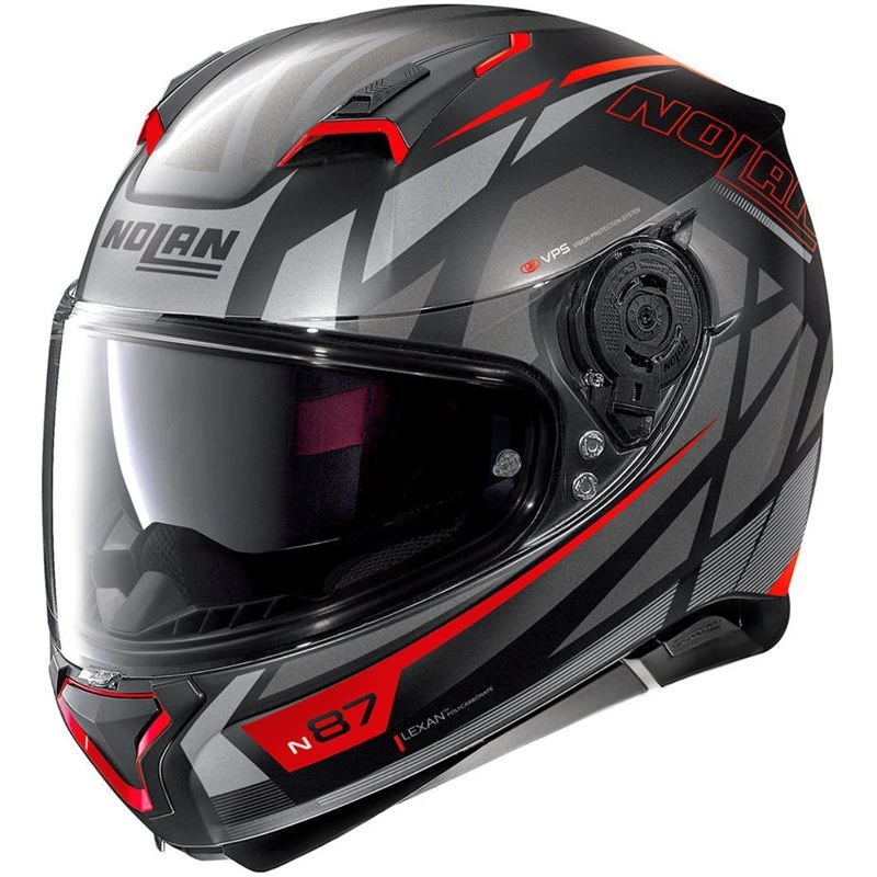 Nolan N87 Originality N-Com Helmet (Flat Black|Red) 3 Nolan N87 Originality N-Com Helmet (Flat Black|Red)