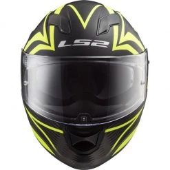 LS2 FF320 Stream Evo Jink Helmet (Matt Black|Hi-Vis Yellow) -Deals Helmets Full Face Store 25554 1