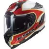 LS2 FF327 Challenger Foggy TT Helmet (White|Red) -Deals Helmets Full Face Store 25561
