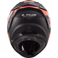 LS2 FF327 Challenger Squadron Helmet (Matt Fluo Orange) 9 LS2 FF327 Challenger Squadron Helmet (Matt Fluo Orange) -Deals Helmets Full Face Store 25569 3