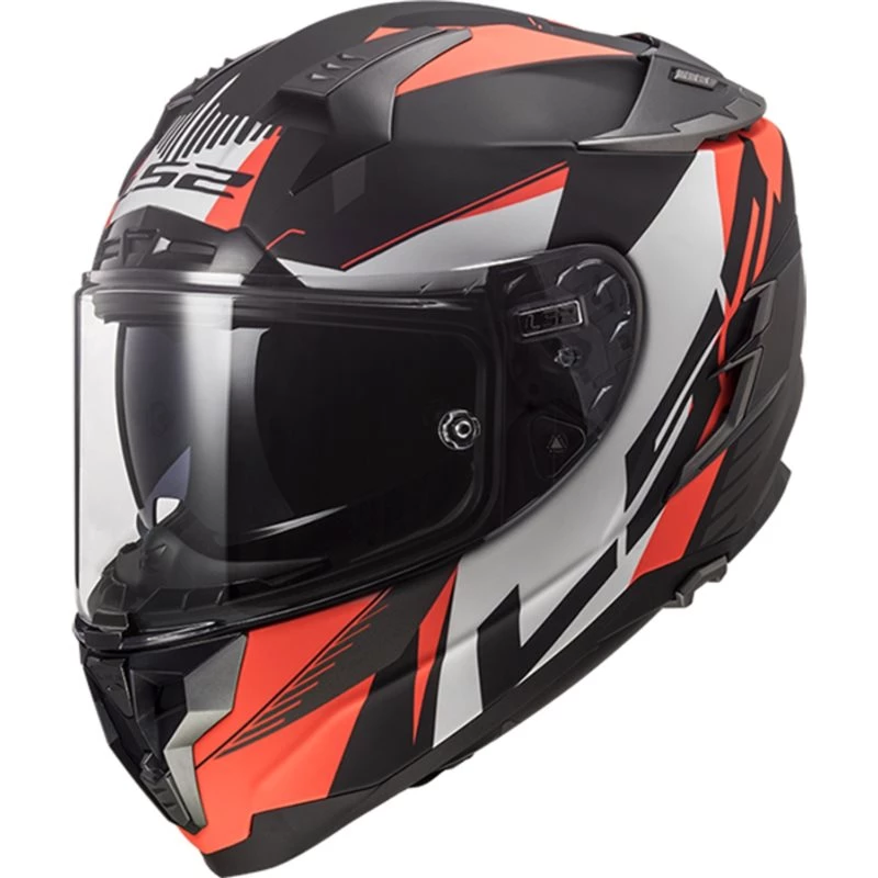 LS2 FF327 Challenger Squadron Helmet (Matt Fluo Orange) 3 LS2 FF327 Challenger Squadron Helmet (Matt Fluo Orange)