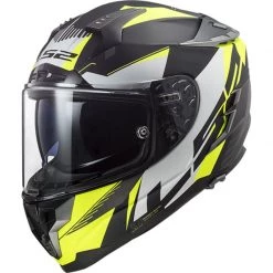 LS2 FF327 Challenger Squadron Helmet (Matt Hi-Vis Yellow)