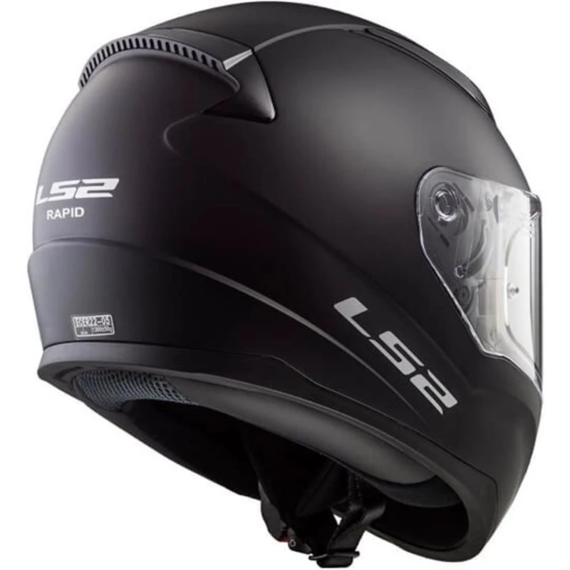 LS2 FF353 J Rapid Mini Helmet (Matt Black) 4 LS2 FF353 J Rapid Mini Helmet (Matt Black) - Image 2