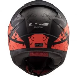 LS2 FF353 Rapid Deadbolt Helmet (Matt Black|Orange) -Deals Helmets Full Face Store 25578 3