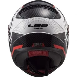 LS2 FF353 Rapid Ghost Helmet (White|Black|Red) -Deals Helmets Full Face Store 25579 3