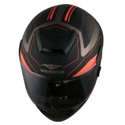 Vemar Hurricane Laser Motorcycle Helmet (Matt Bronze|Fluo Orange) -Deals Helmets Full Face Store 26183 2
