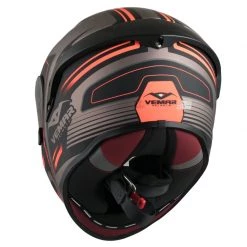 Vemar Hurricane Laser Motorcycle Helmet (Matt Bronze|Fluo Orange) -Deals Helmets Full Face Store 26183 3