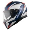 Vemar Zephir Lunar Motorcycle Helmet (Deep Blue|White|Red) -Deals Helmets Full Face Store 26186