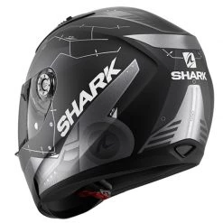 Shark Ridill 1.2 Mecca Helmet (Matt Black|Anthracite|Sliver) -Deals Helmets Full Face Store 26628 2
